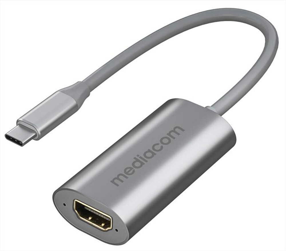 "MEDIACOM - Adattatore USB-C TO HDMI MD-C306-Silver"