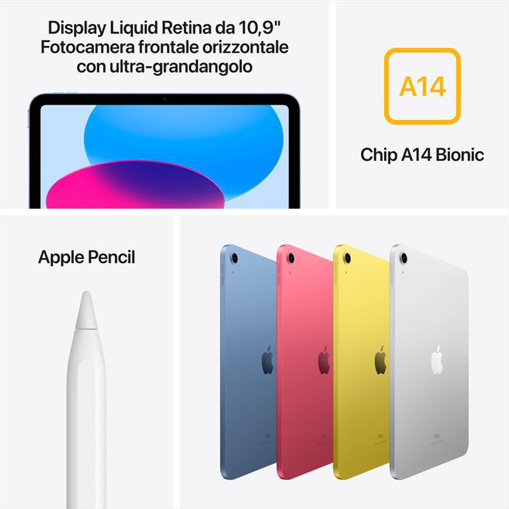 "APPLE - iPad 10.9 Wi-Fi 64GB-Giallo"