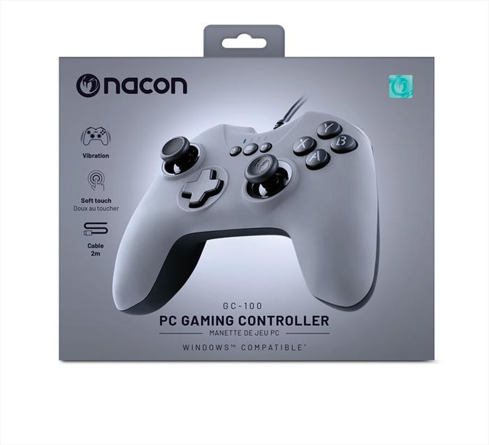 "NACON - NACON GAME PAD PC GREY-Grigio"