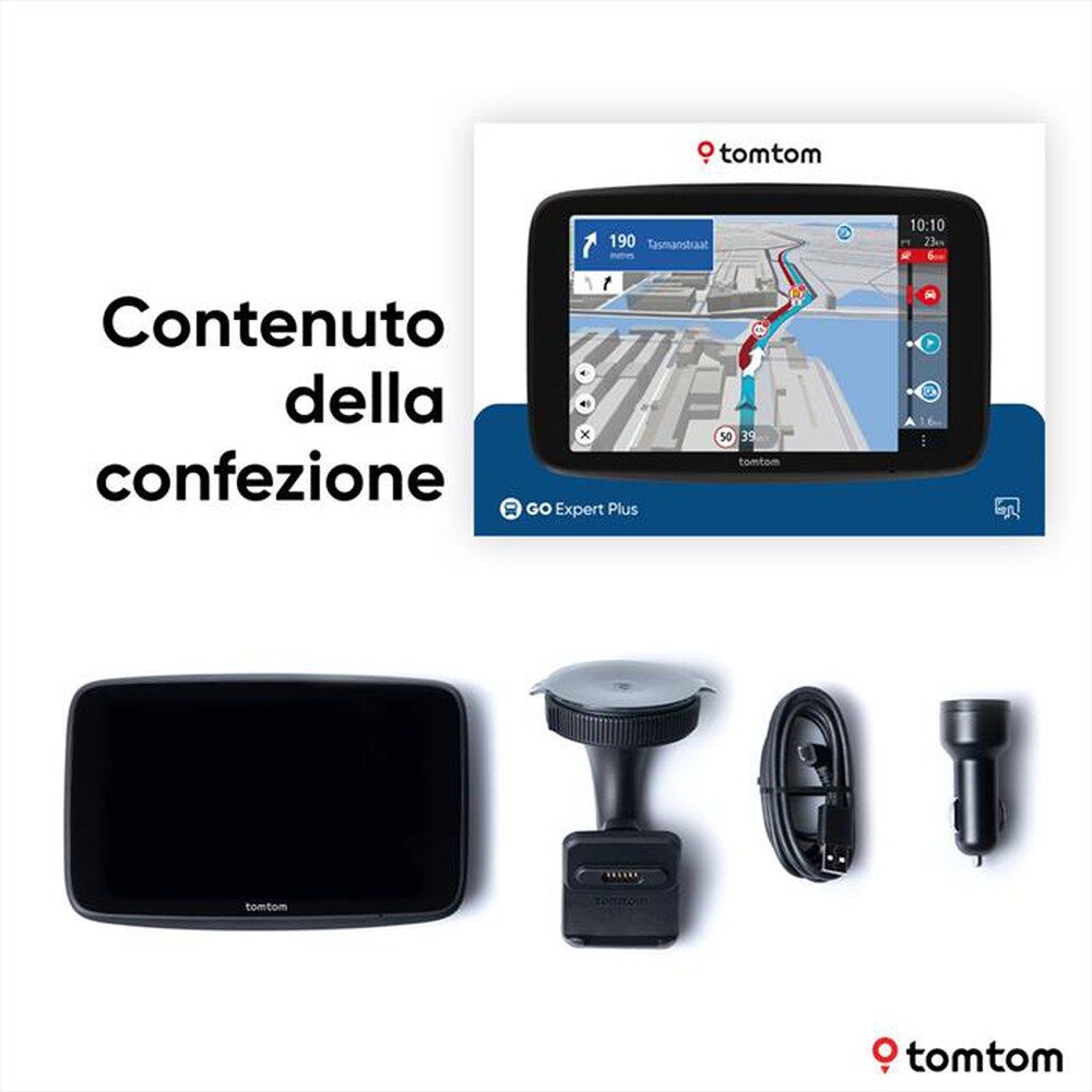 "TOM TOM - Navigatore portatile GO EXPERT PLUS 7\"-Nero"