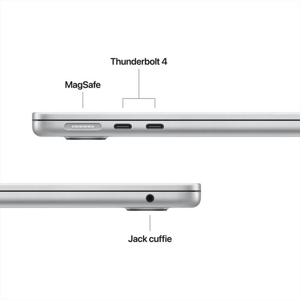 "APPLE - MacBook Air 13'' M4 10 CPU 10 GPU 16GB 512GB SSD-Argento"