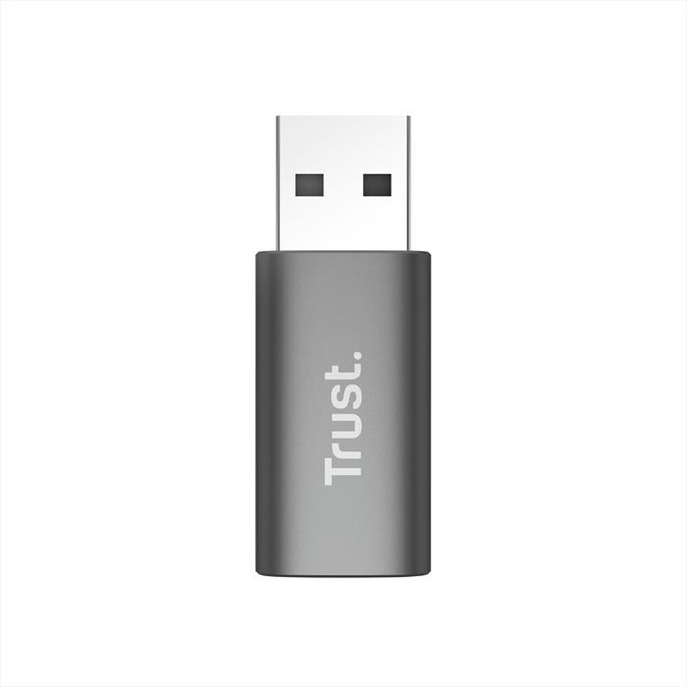 "TRUST - CALYX USB-A TO USB-C ADAPTER 2PACK-Grey/Black"