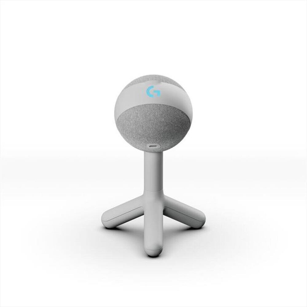 "LOGITECH - Microfono a condensatore G Yeti Orb RGB-Off-white"